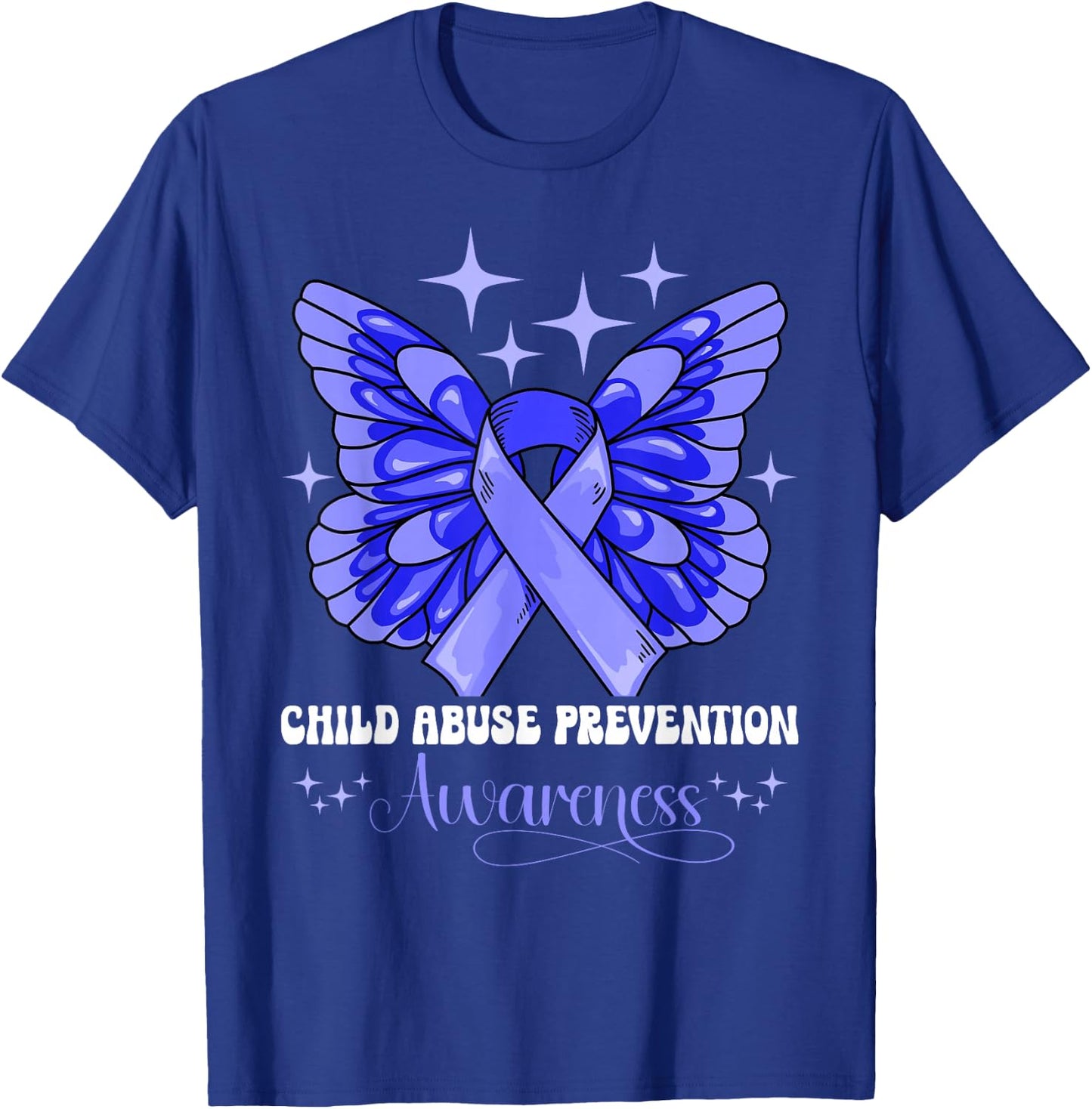 Child Abuse Prevention Awareness T-Shirt - T-Shirt | Royal