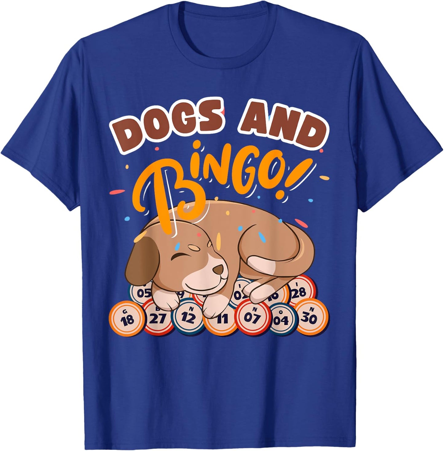 Bingo and Dog - Bingo Player Gambling - Bingo Women T-Shirt - T-Shirt | Royal