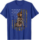 German Wire Hair Camouflage Colour T-Shirt - T-Shirt | Royal