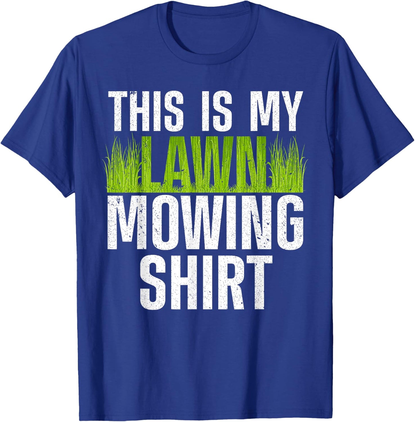 Cool Lawn Mowing Women Groundskeeper Care Landscaper T-Shirt - T-Shirt | Royal
