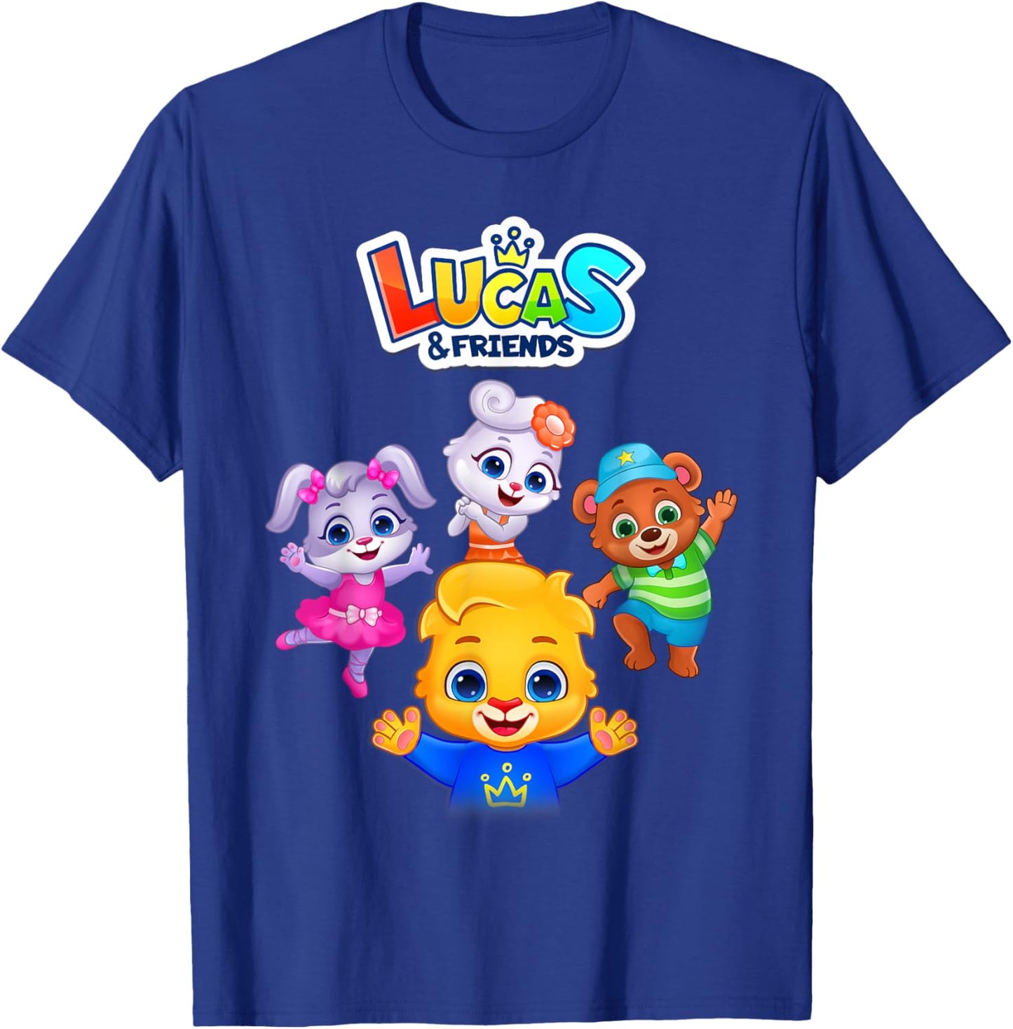 Lucas & Friends Graphic Official | RV AppStudios Small T-Shirt - T-Shirt | Royal