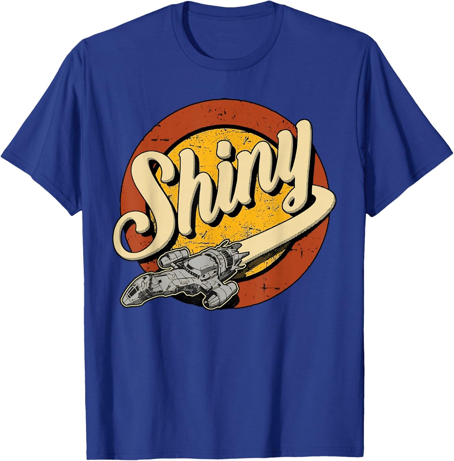 Vintage Shiny Since 2002 Firefly Serenity T-Shirt - T-Shirt | Royal