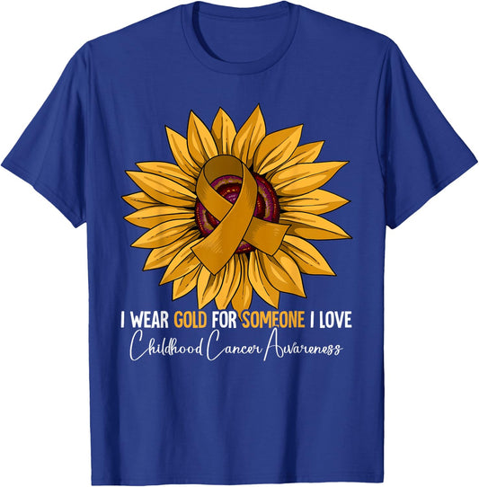Childhood Cancer Awareness T-Shirt - T-Shirt | Royal