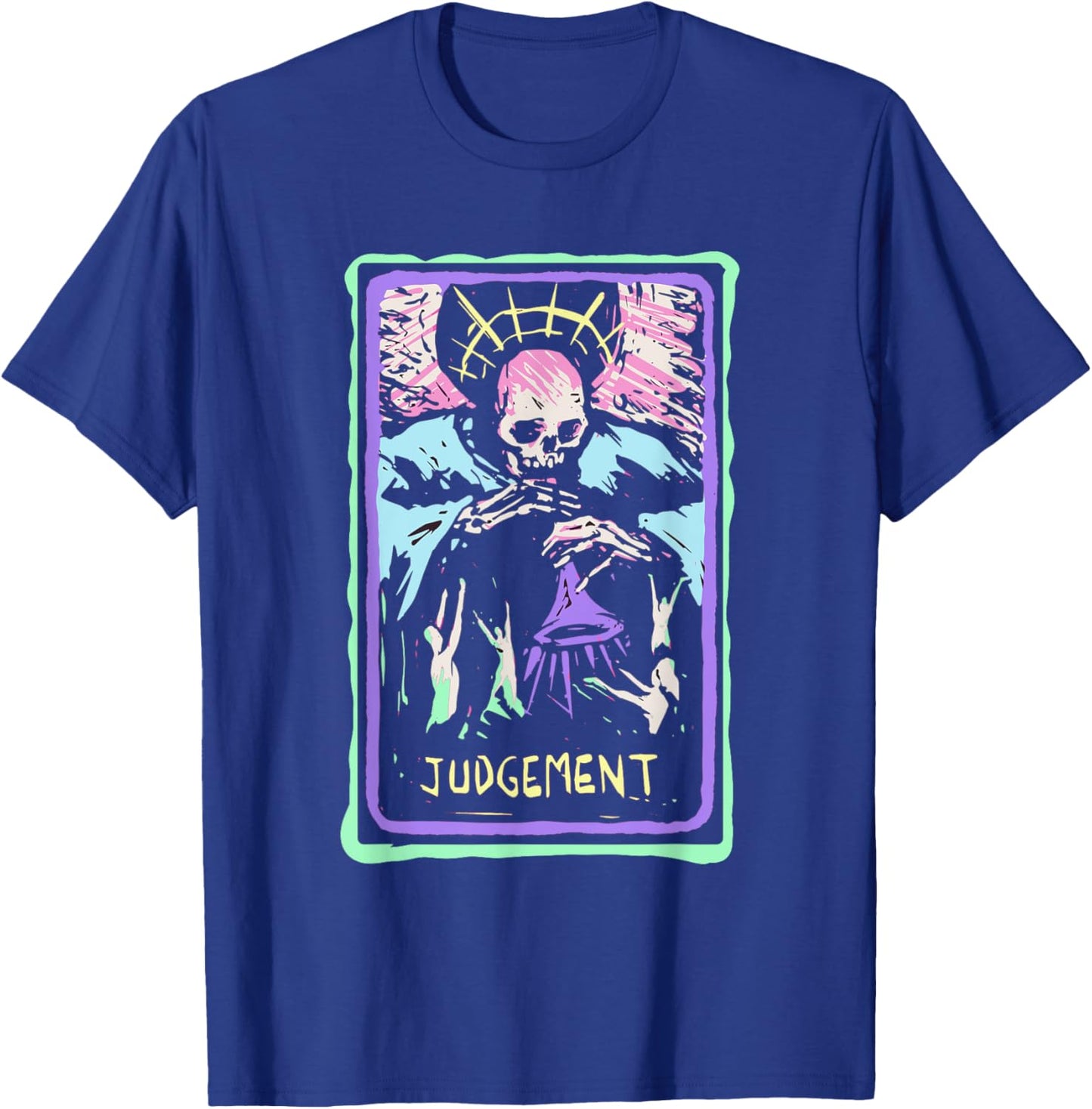 Judgement Tarot Card Witchcraft Occult Pastel Goth Skeleton T-Shirt - T-Shirt | Royal