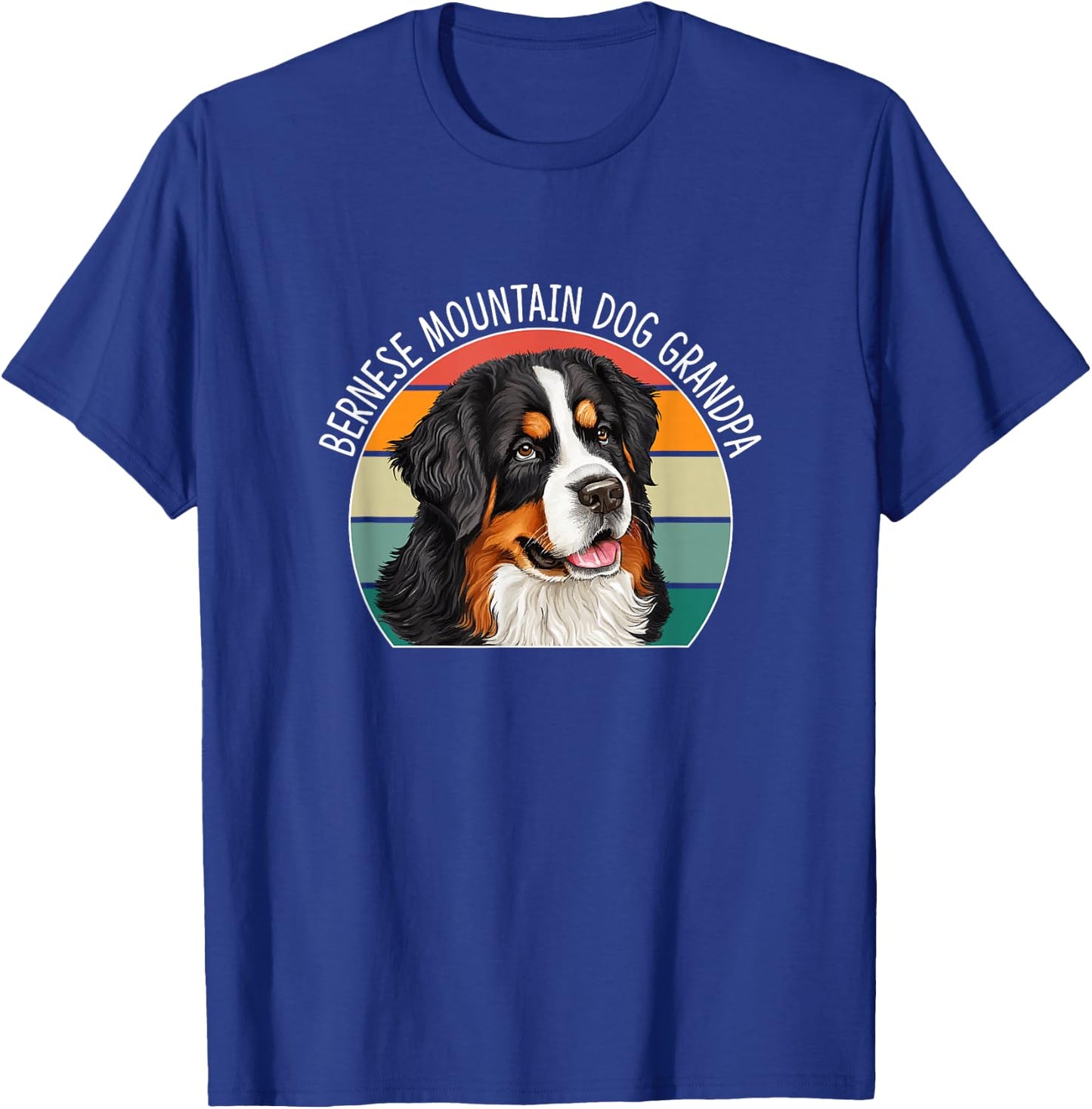 Bernese Mountain Dog Grandpa T-Shirt - T-Shirt | Royal