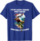 I'm Not Always Thinking About Hunting Sometimes It's Fishing T-Shirt - T-Shirt | Royal