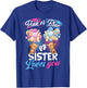 Bears Pink Or Blue Sister Loves You Gender Reveal T-Shirt - T-Shirt | Royal