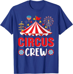 Circus Crew Funny Circus Staff Costume Circus Theme Party T-Shirt - T-Shirt | Royal