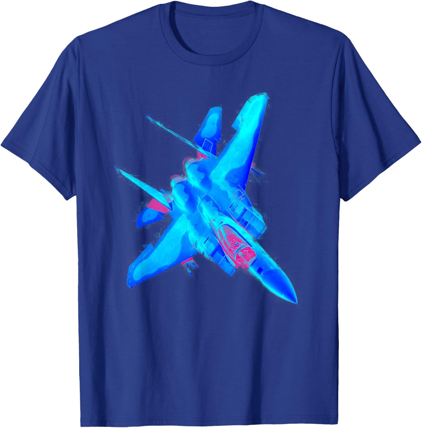 Military's Jet Fighters Aircraft Plane F22 Raptor T-Shirt - T-Shirt | Royal