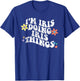 Retro Groovy Im IRIS Doing IRIS Things Funny Mother's Day T-Shirt - T-Shirt | Royal