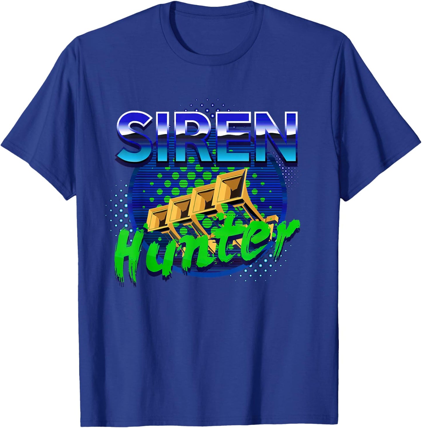 Siren Hunter Tornado Hunter Emergency Weather Storm Hunting T-Shirt - T-Shirt | Royal