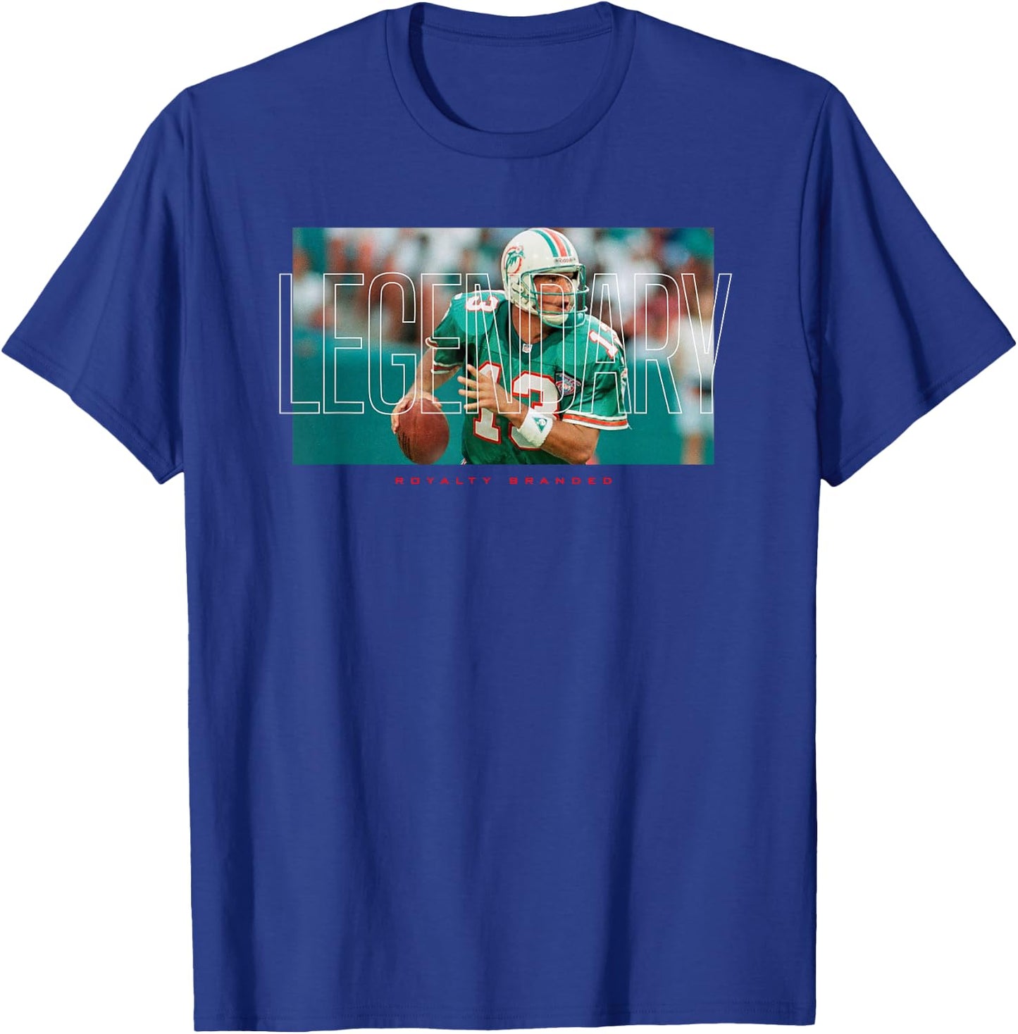 Royalty Branded Men's Legendary Marino Custom Sports , Black, Small T-Shirt - T-Shirt | Royal