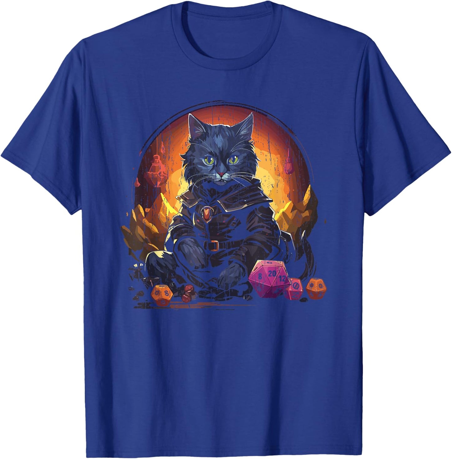 RPG Gaming Role Playing D20 Tabletop Games Funny RPG Gamer T-Shirt - T-Shirt | Royal