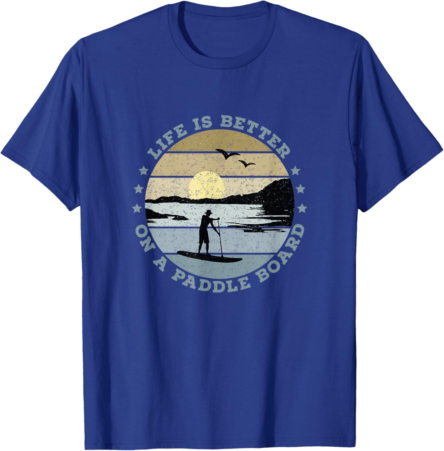 SUP - Life is better on a paddle board (Men) T-Shirt - T-Shirt | Royal