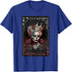 Queen of Hearts Gothic Poker Card Game Halloween Creepy T-Shirt - T-Shirt | Royal
