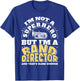 Band Director Superhero Funny Marching Band T-Shirt - T-Shirt | Royal