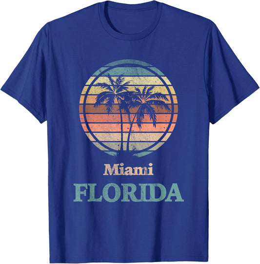 Miami Florida T-Shirt - T-Shirt | Royal