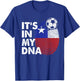 Chile In My DNA Chilean Flag Team Chile T-Shirt - T-Shirt | Royal