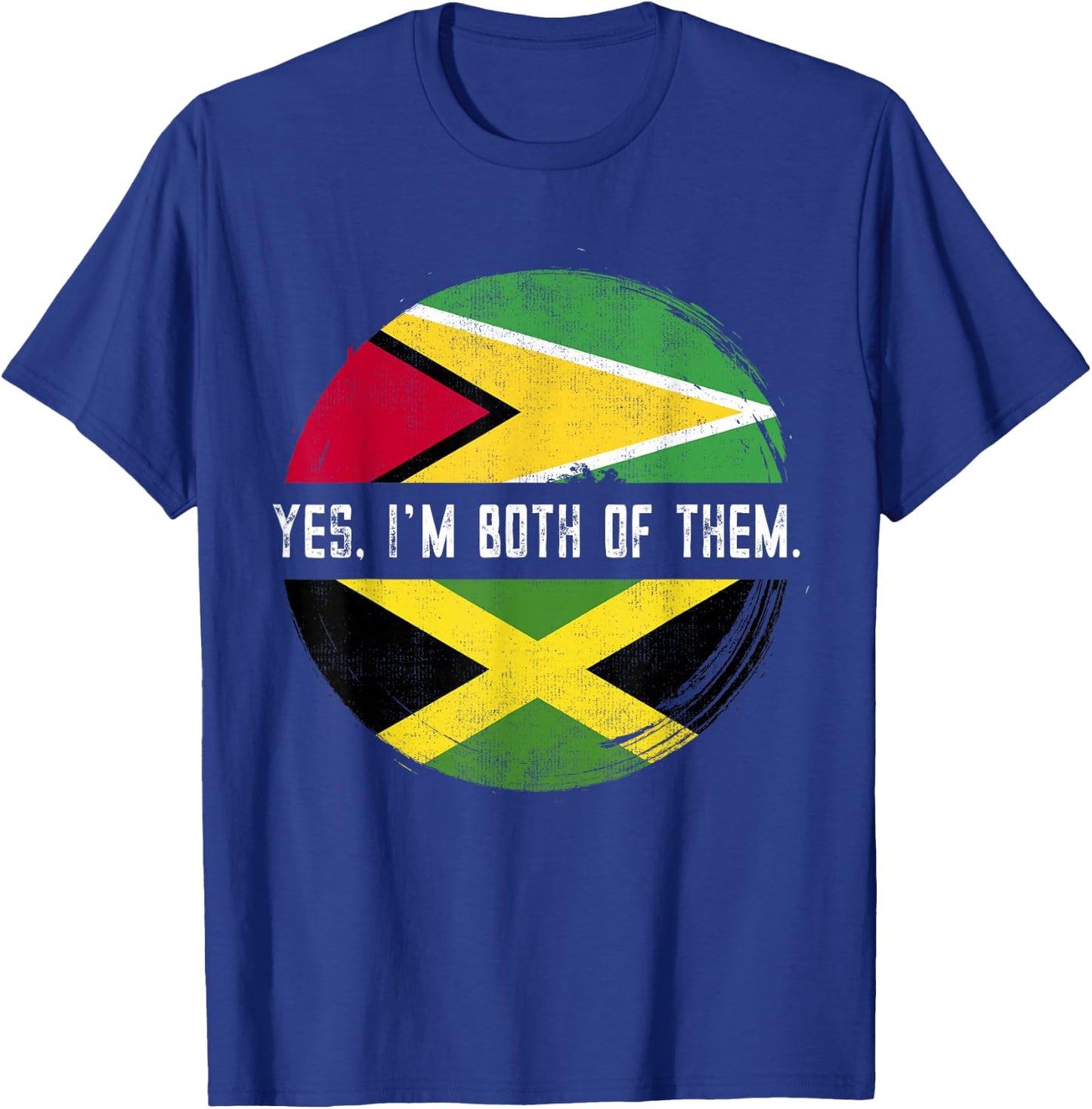 Jamaica Guyana Flag Guyanese Guyana T-Shirt - T-Shirt | Royal