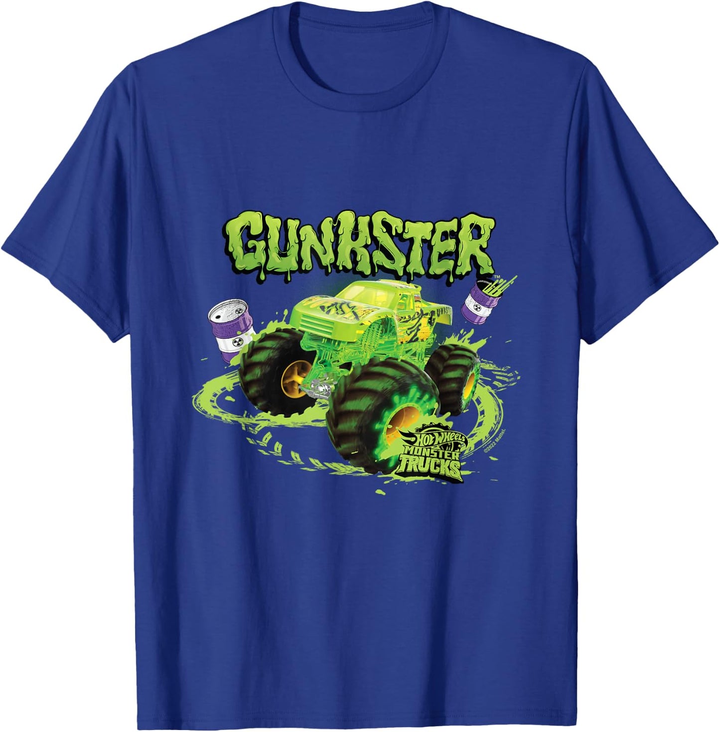 Hot Wheels - Gunkster T-Shirt - T-Shirt | Royal