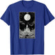 Occult The Moon Tarot Card Witchcraft Vintage Gothic T-Shirt - T-Shirt | Royal