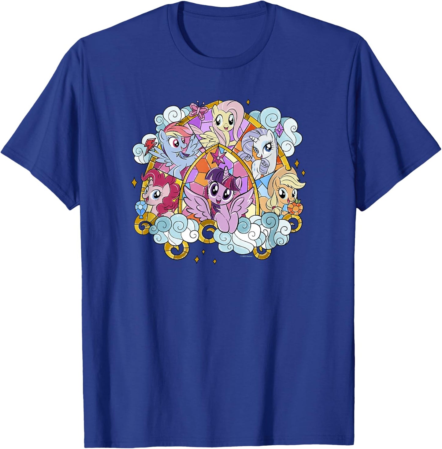 My Little Pony: Friendship is Magic Stained Glass Pony Group T-Shirt - T-Shirt | Royal