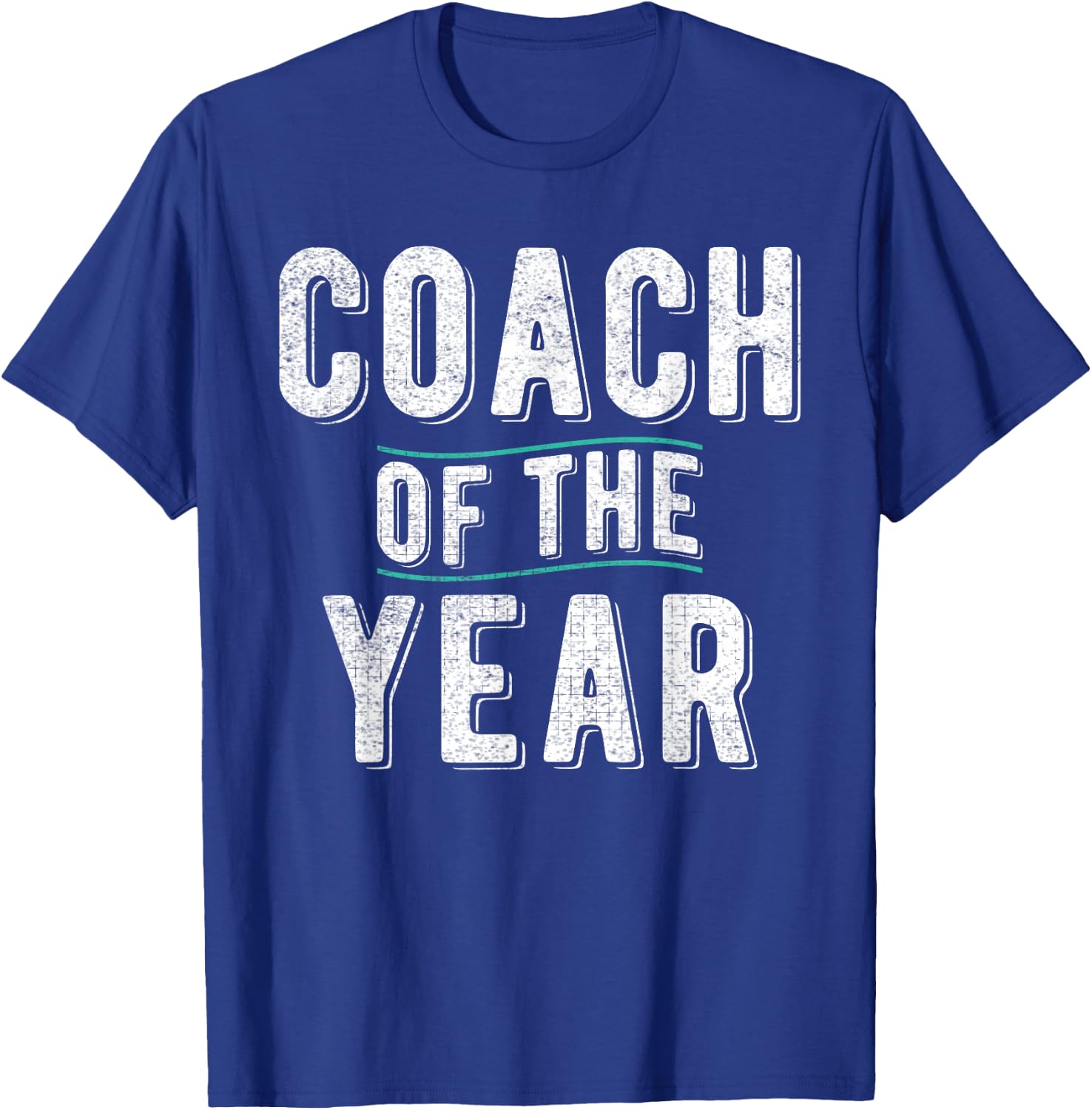 Coach of the Year Sports Coach T-Shirt - T-Shirt | Royal