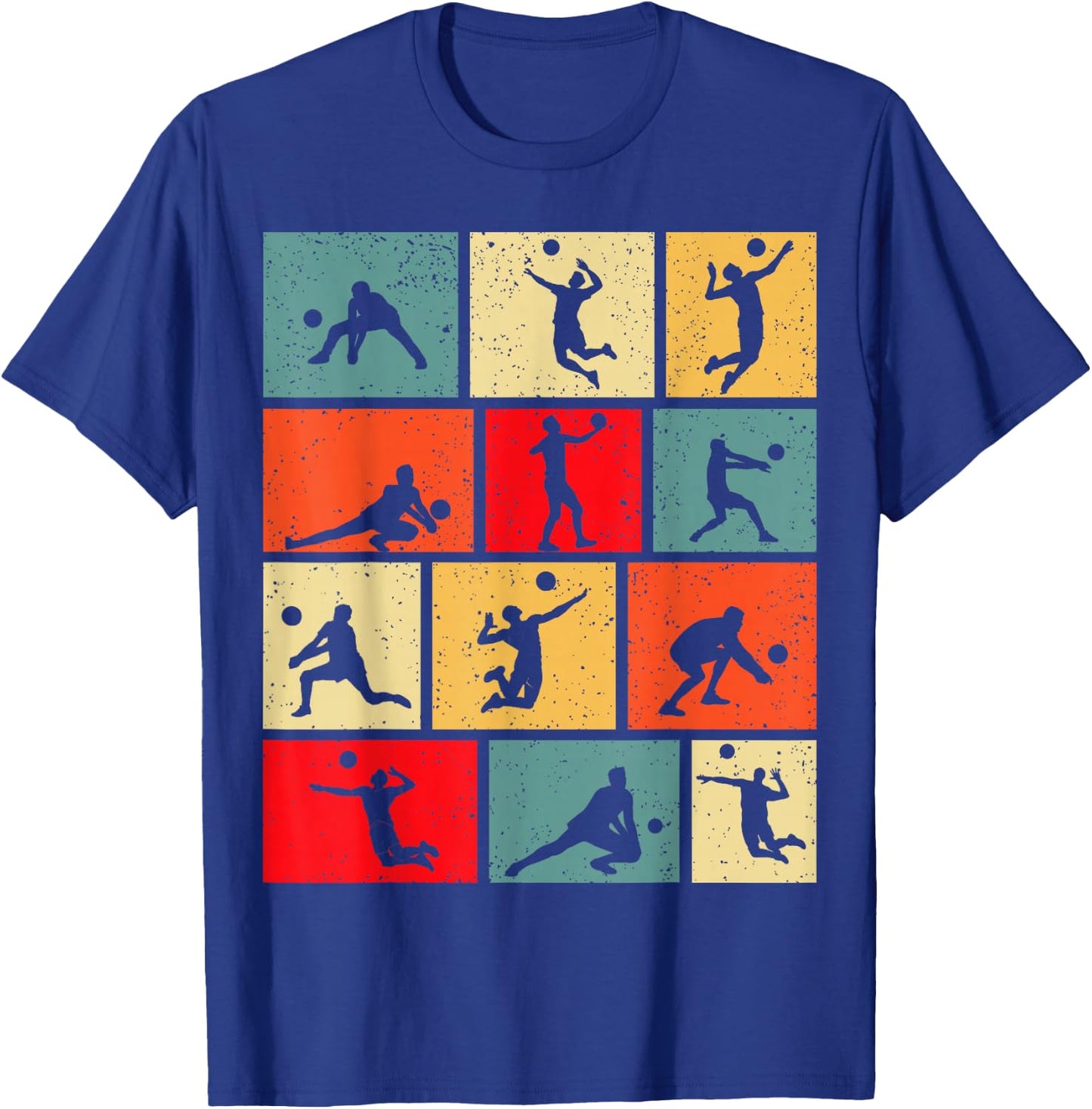 Volleyball Boys Men Youth T-Shirt - T-Shirt | Royal