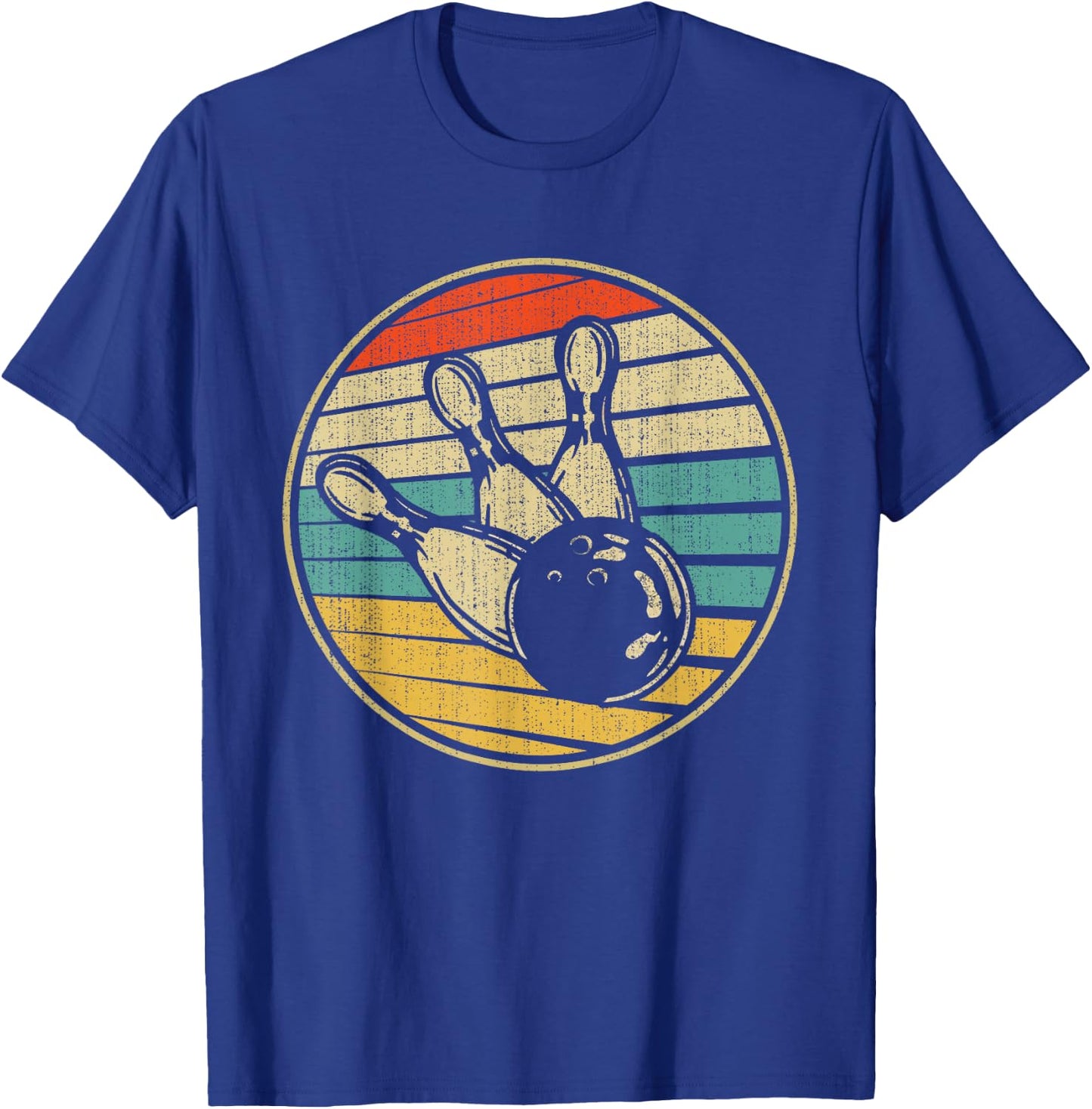This Is How I Roll Vintage Retro Bowling 60s 70s Bowler T-Shirt - T-Shirt | Royal