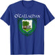 O'Callaghan Surname Irish Clan Tartan Badge Ireland T-Shirt - T-Shirt | Royal