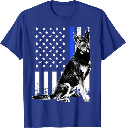Cute German Shepherd Women K9 Belgian Malinois Lover T-Shirt - T-Shirt | Royal