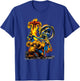 Marvel Fantastic Four Group Shot Battle Classic Portrait T-Shirt - T-Shirt | Royal