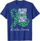 Dwarfism Awareness Month Green Ribbon Butterflies T-Shirt - T-Shirt | Royal