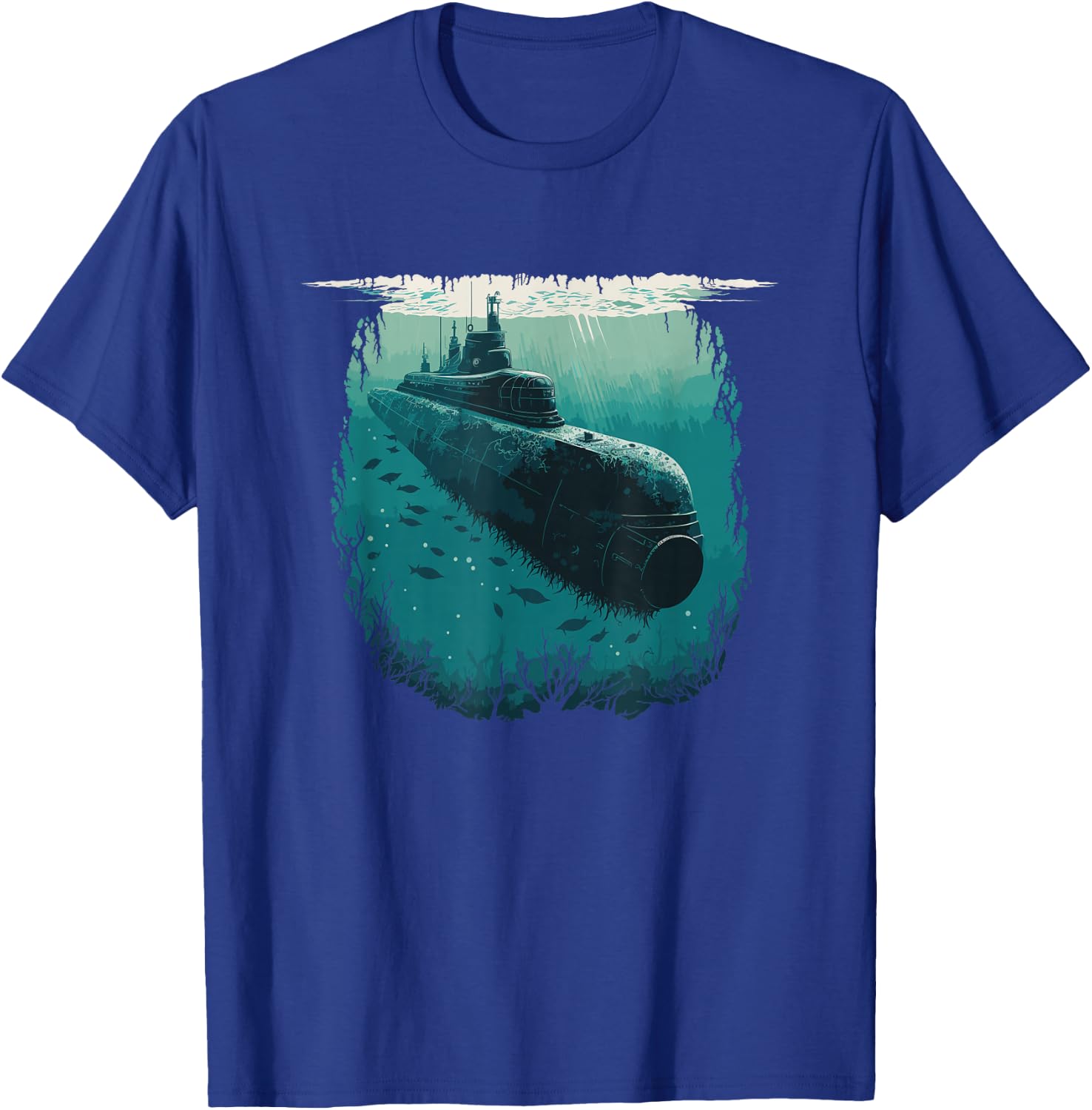 Submariner Veteran Submersible Nuclear-powered Submarine T-Shirt - T-Shirt | Royal
