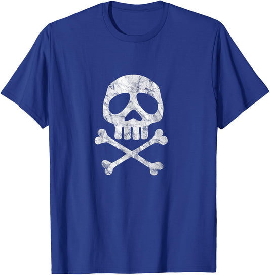 Skull Space Pirate Captain Party Halloween T-Shirt - T-Shirt | Royal
