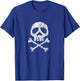Skull Space Pirate Captain Party Halloween T-Shirt - T-Shirt | Royal