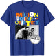 Million Dollar Quartet Multicolor Logo Black and White Photo T-Shirt - T-Shirt | Royal