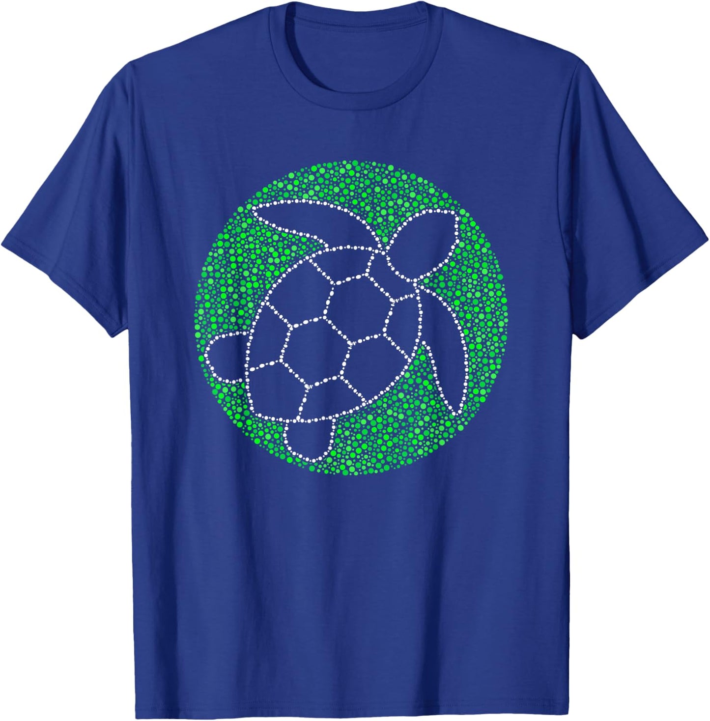 Sea Turtle Green Polka Dot Day 2023 Boys Girls Art Teacher T-Shirt - T-Shirt | Royal