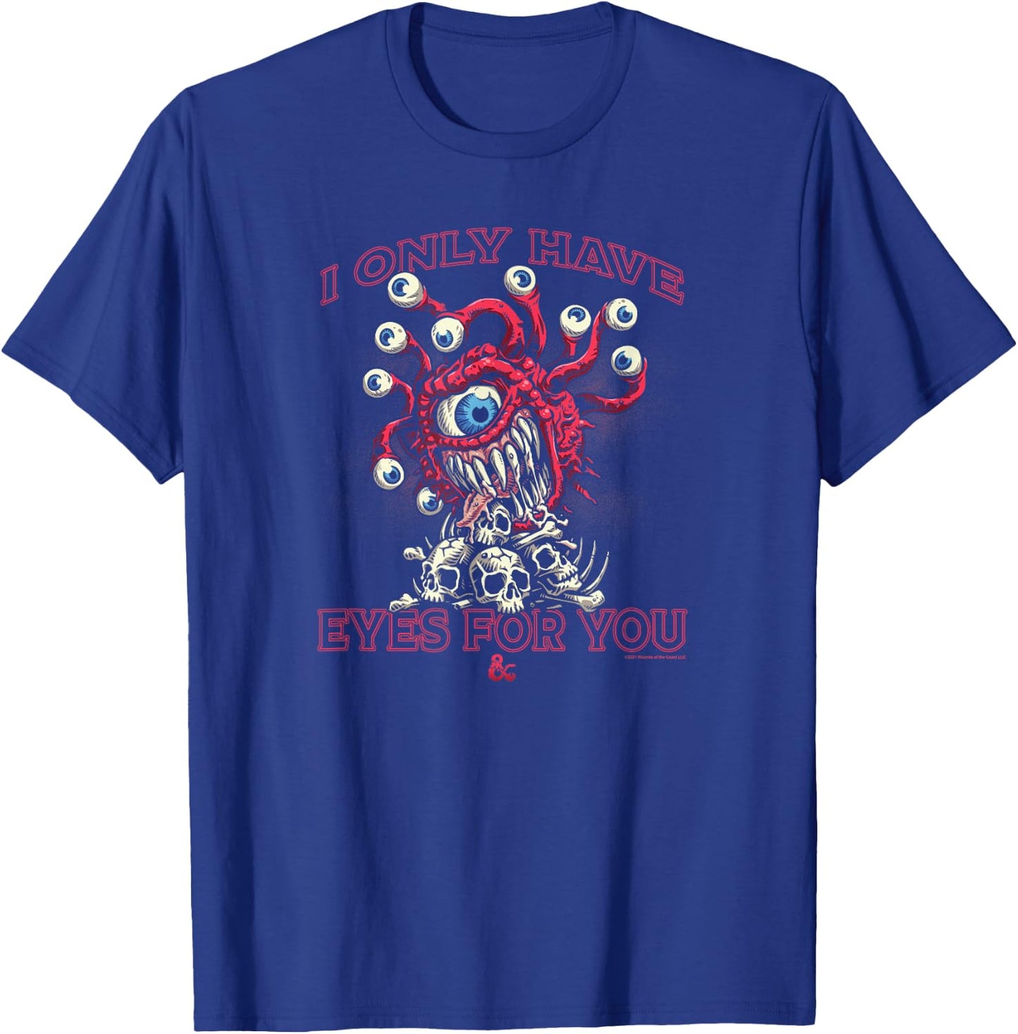 Dungeons & Dragons Valentine's Day I Only Have Eyes For You T-Shirt - T-Shirt | Royal