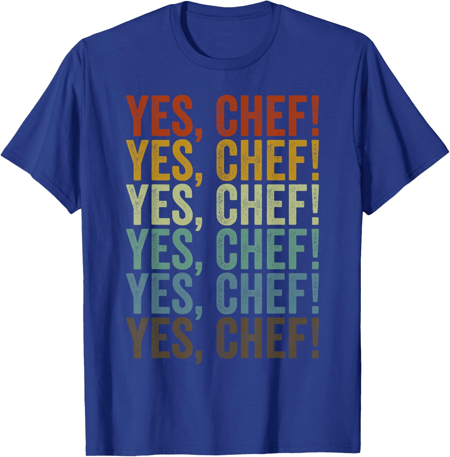 Yes, Chef! Chef Cooking T-Shirt - T-Shirt | Royal