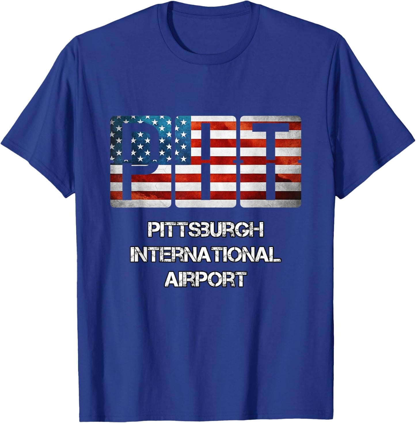 Pittsburgh Airport T-Shirt - T-Shirt | Royal