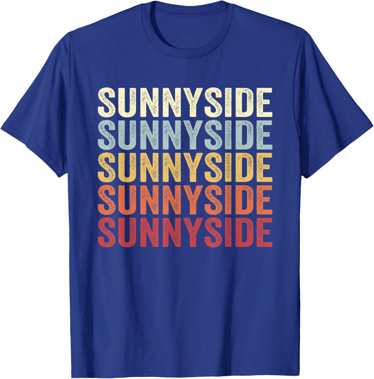 Sunnyside Washington Sunnyside WA Retro Vintage Text T-Shirt - T-Shirt | Royal