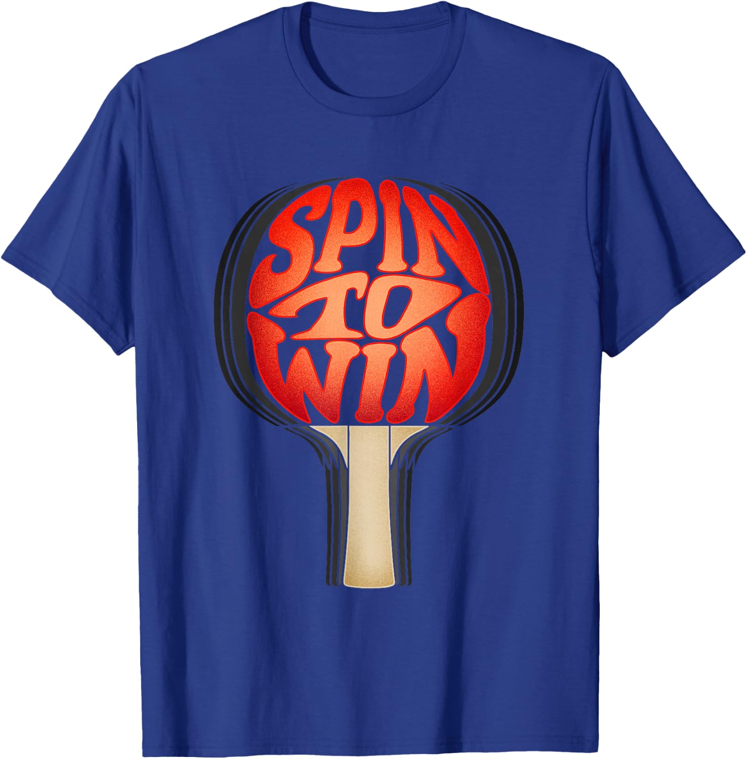 Spin To Win I Ping Pong T-Shirt - T-Shirt | Royal