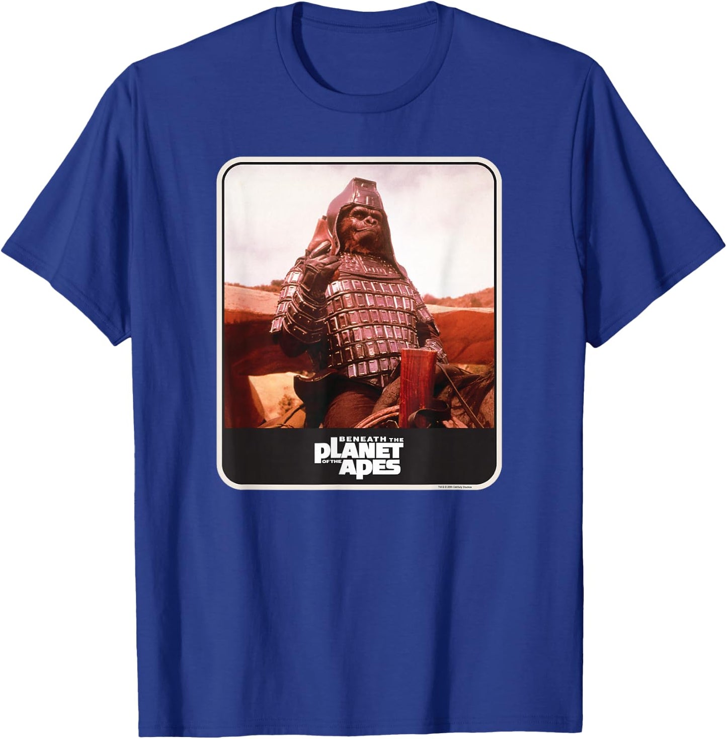 Beneath The Planet of The Apes 1970 Movie General Ursus T-Shirt - T-Shirt | Royal
