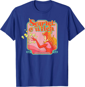 Marvel Avengers Scarlet Witch Wanda Hero Vibes Comic Retro T-Shirt - T-Shirt | Royal