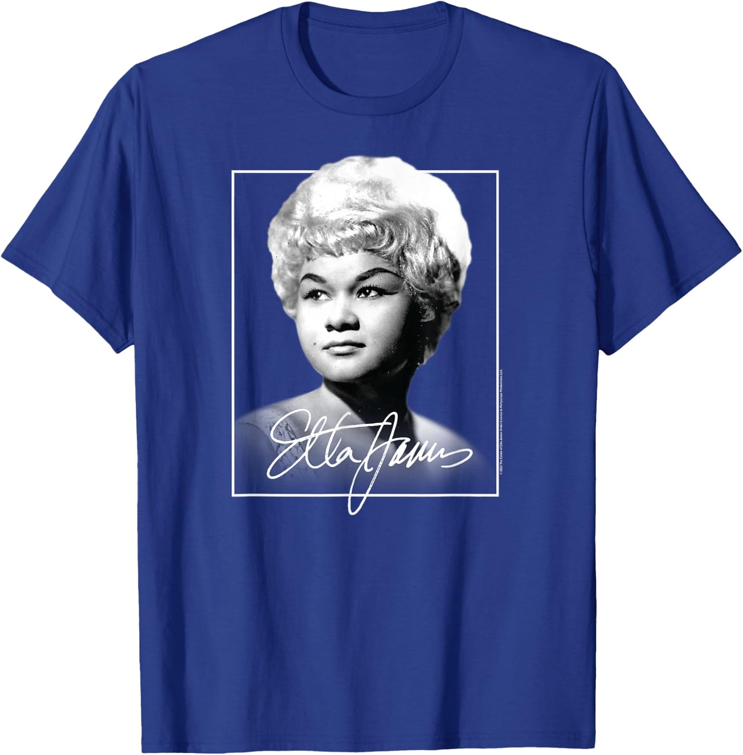 Etta James - Etta T-Shirt - T-Shirt | Royal
