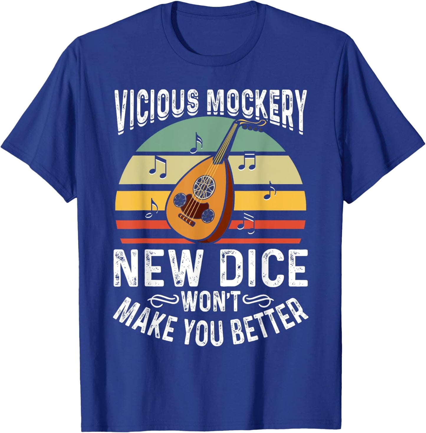 Vicious Mockery Bard Shirt Funny Music Gift T-Shirt - T-Shirt | Royal