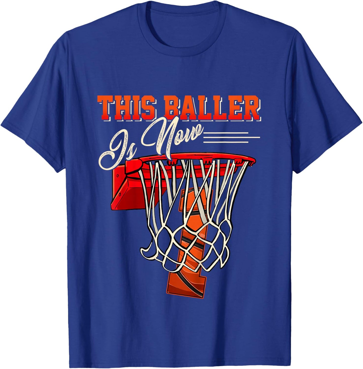 1st Birthday Shirt For Boy Basketball 1 Years Old Kid Gift T-Shirt - T-Shirt | Royal