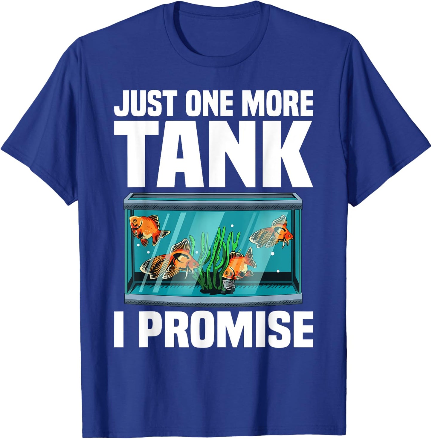 Funny Aquarium Designs Women Fish Tank Fishkeeping T-Shirt - T-Shirt | Royal