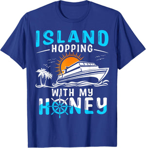 Island Hopping Couple Cruise T-Shirt - T-Shirt | Royal